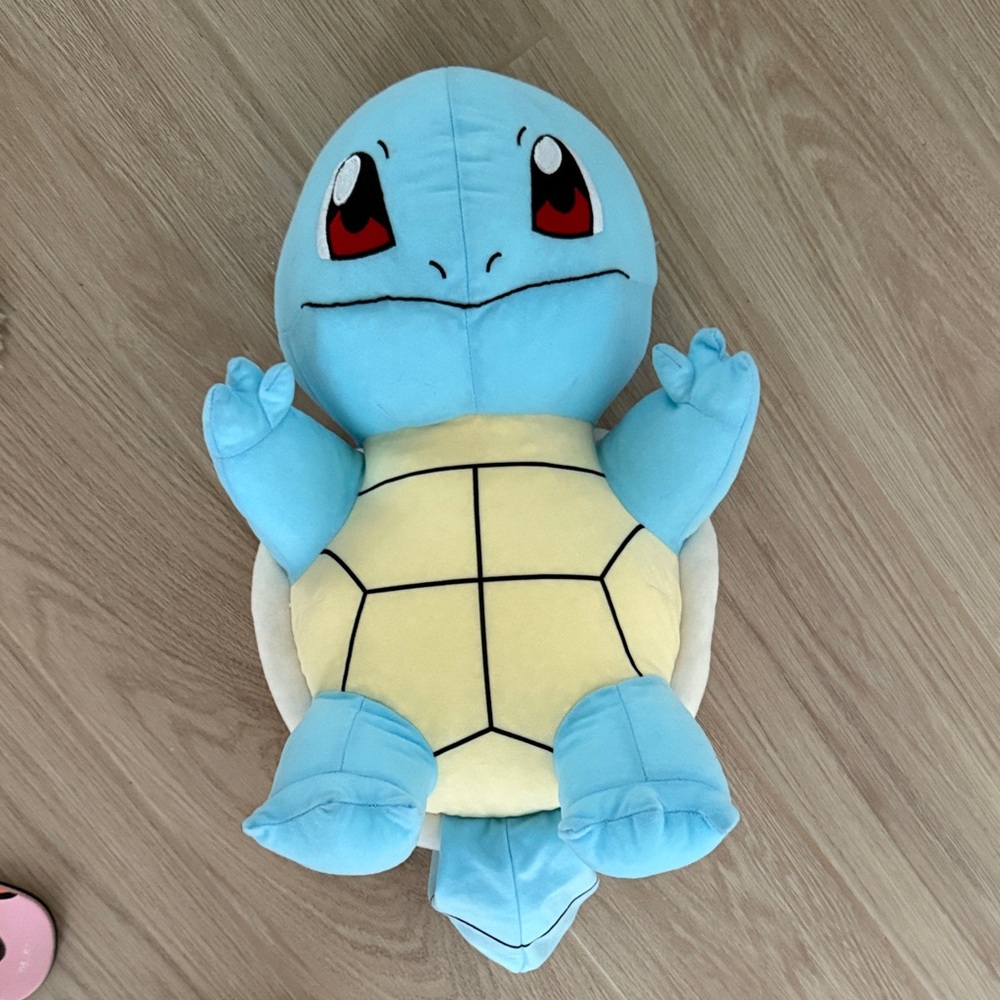 Pokémon Blue and Yellow Plush Turtle Toy
